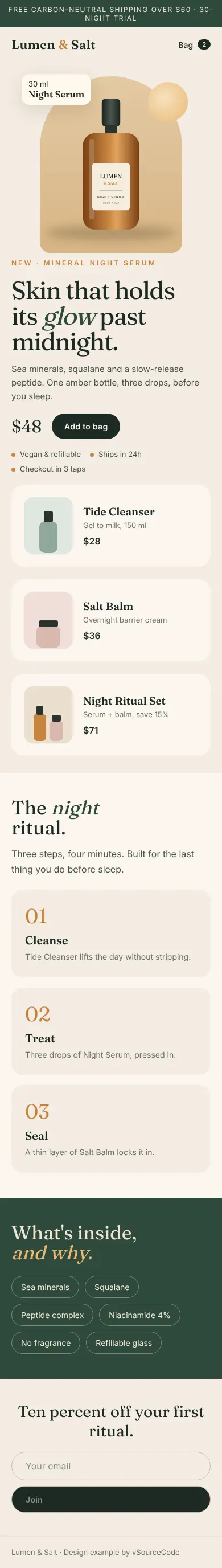 vgate design ecommerce mobile webp