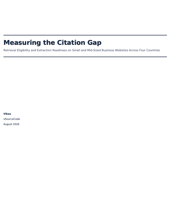 Measuring the Citation Gap — cover