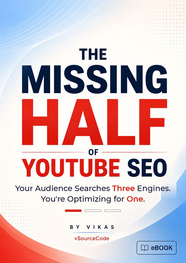 The Missing Half of YouTube SEO — cover